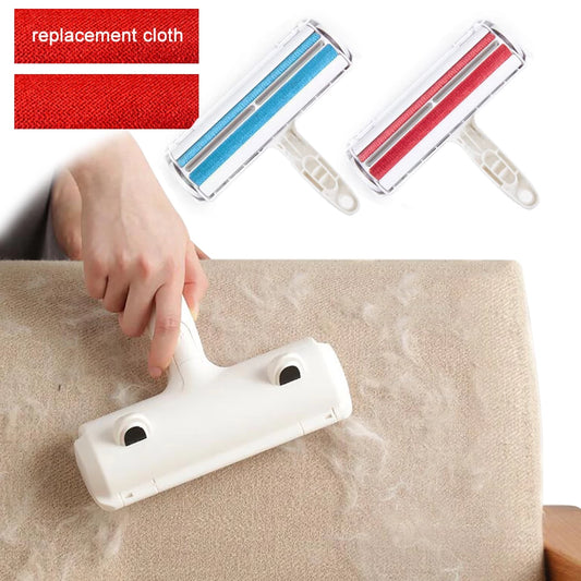 Pet hair remover roller brush