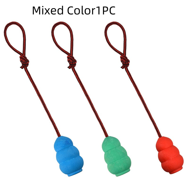 Natural rubber rope dog toy