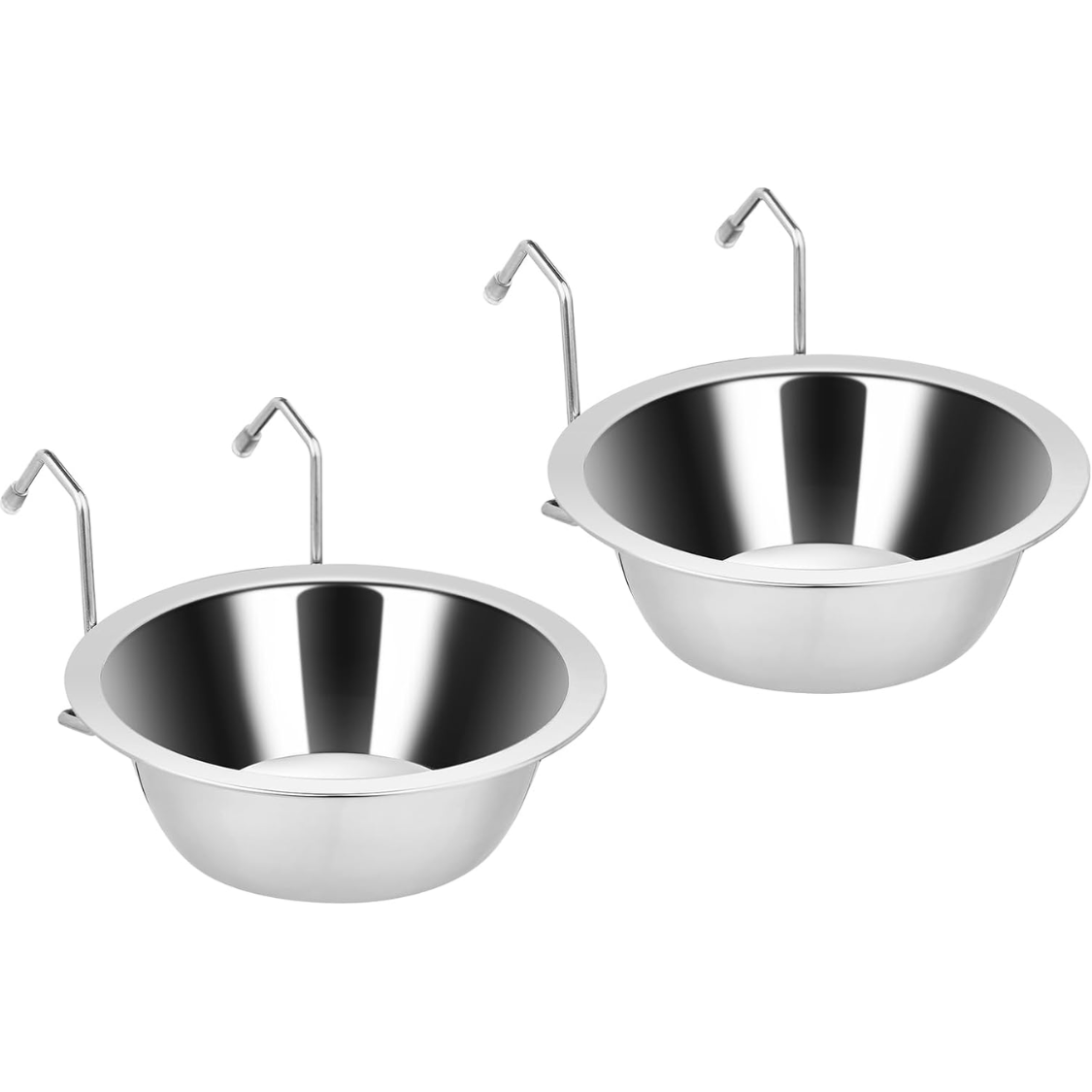 Hanging Kennel Water Bowl 2-Pack