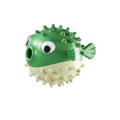 Dog Squeaky Toy Tough Durable Fish Shape Interactive Dog Teeth Grinding Toy