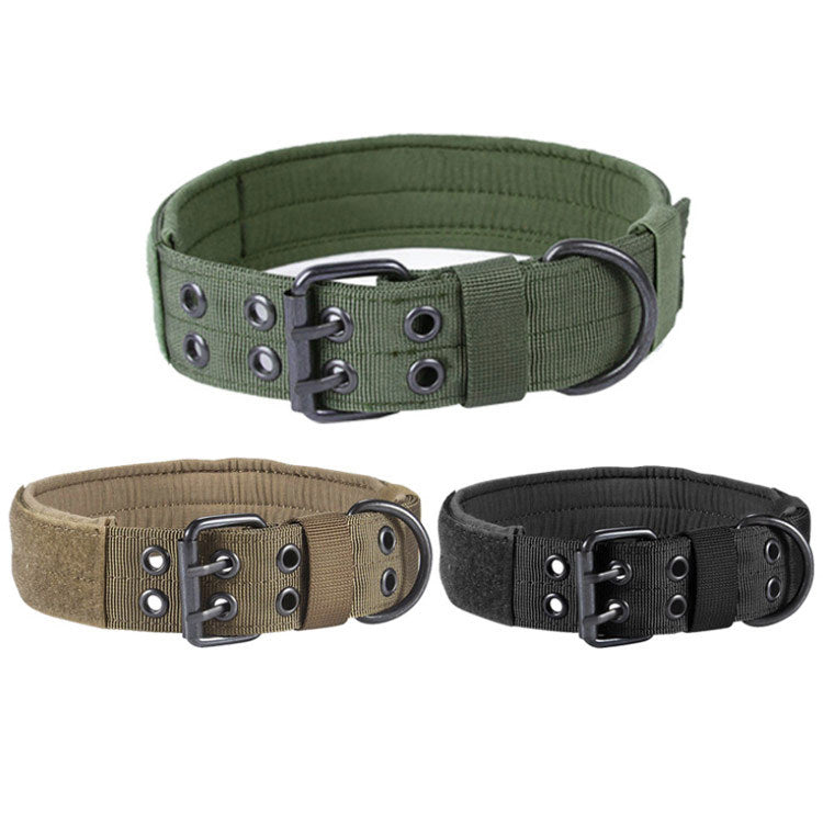 Nylon dog leash and collar set