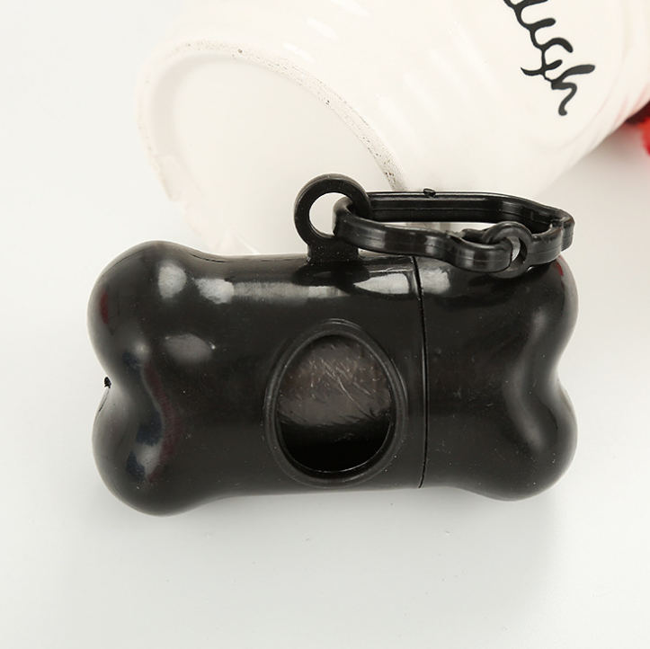 Dog poop bag storage box