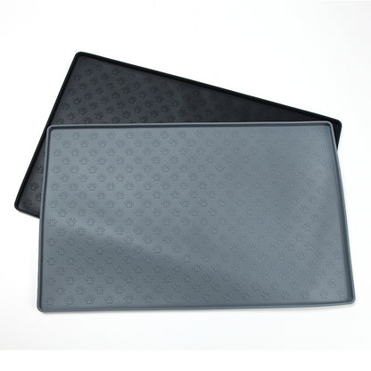 Silicone dog feeding mat