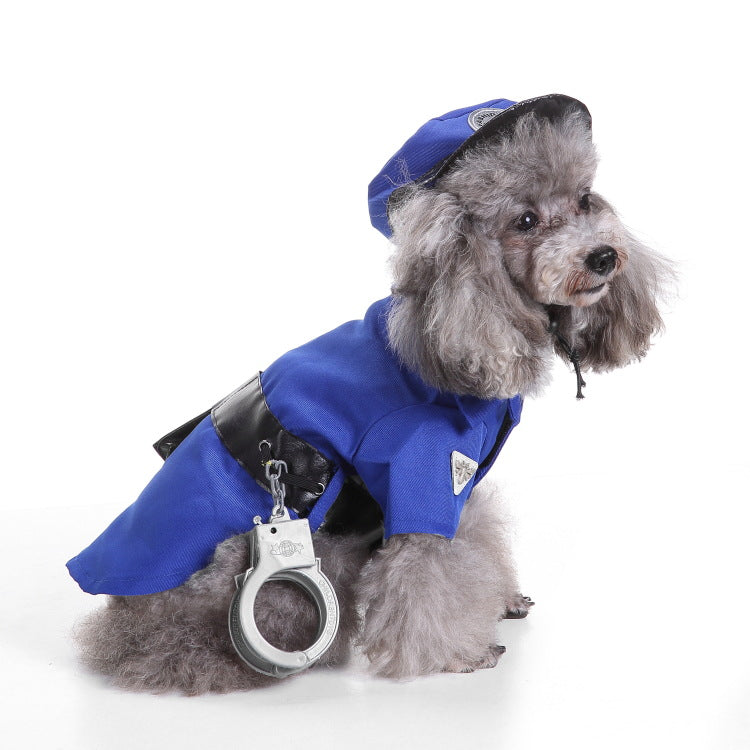 Police Officer Dog Costume detail