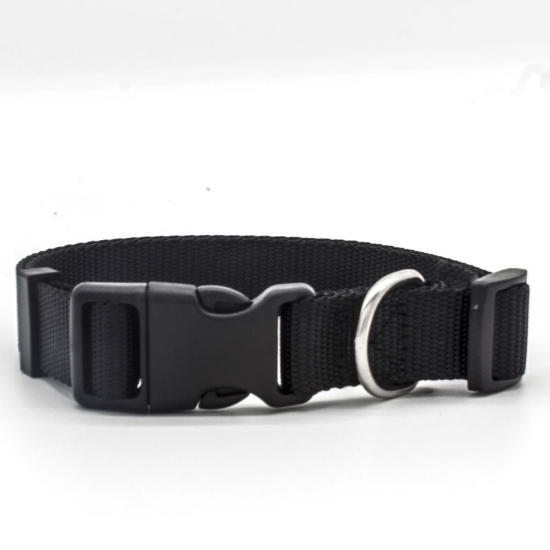 Black dog collar