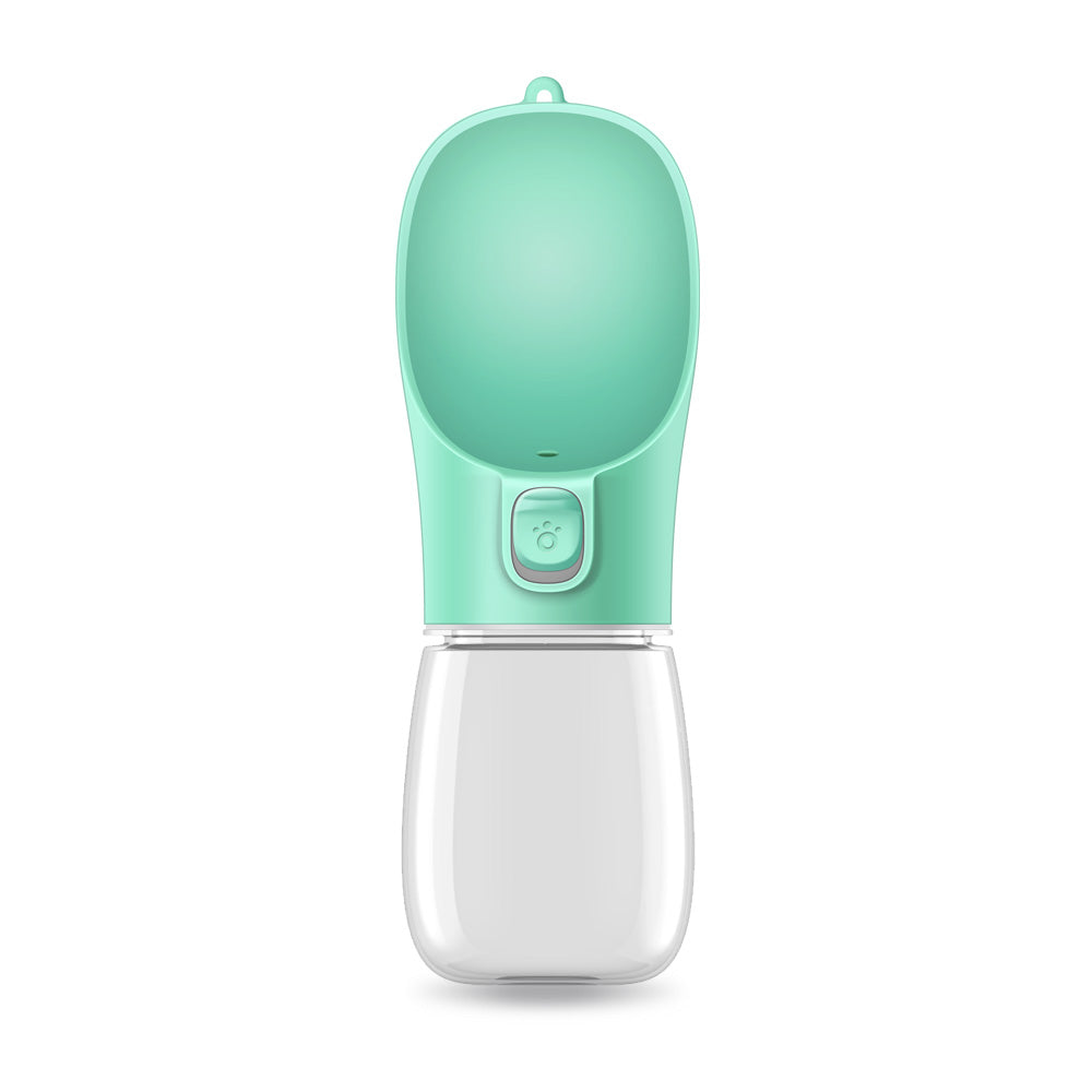 Green 550ml dog water bottle