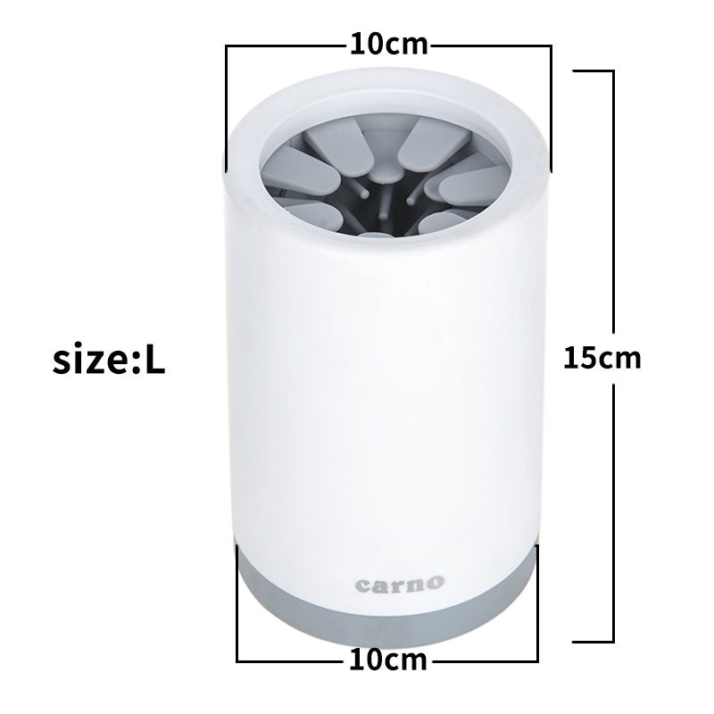 Grey large dog paw washer cup