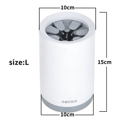 Grey large dog paw washer cup