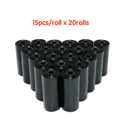 Black bag storage box with 20 rolls