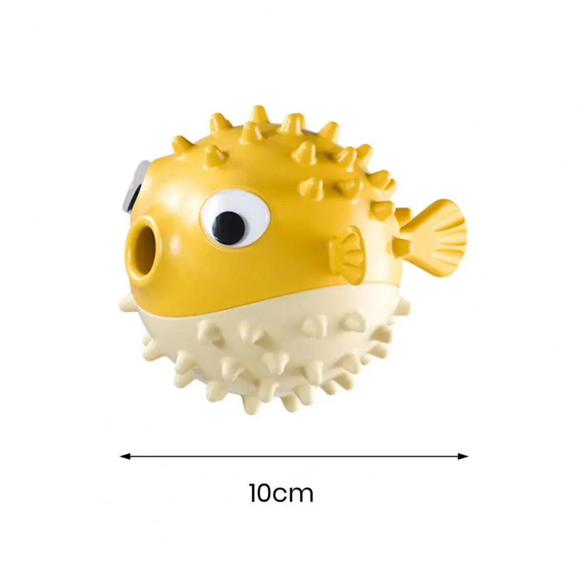 Dog Squeaky Toy Tough Durable Fish Shape Interactive Dog Teeth Grinding Toy