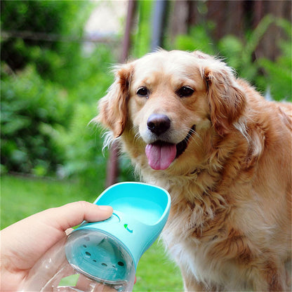 Portable dog water bottle