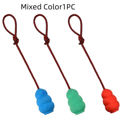 Natural rubber rope dog toy