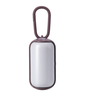 Grey coffee poop bag dispenser