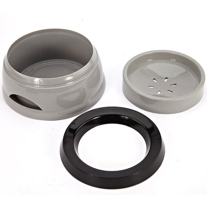 No-spill dog water bowl