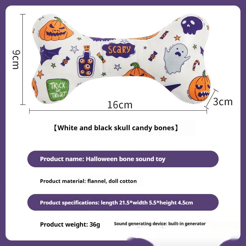 Voice Pet Halloween Bone Toy