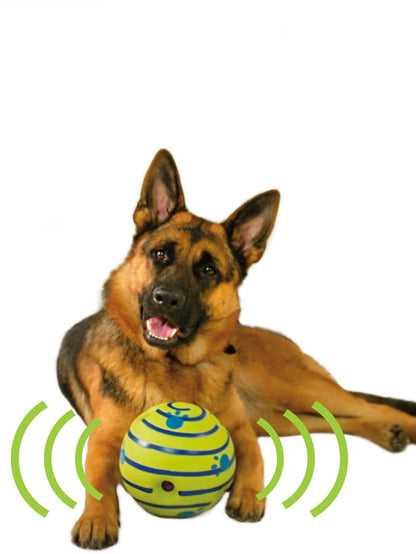 Wobble Wag Giggle Glow Ball Interactive Dog Toy Fun Sounds When Rolled or Shaken