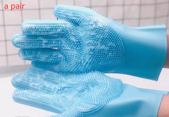 Grooming Glove Blue