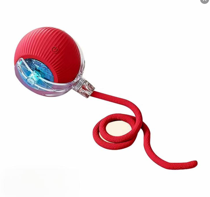 Rolling Pet Toy with Rope