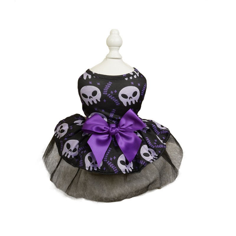 Skull dog wizard cape