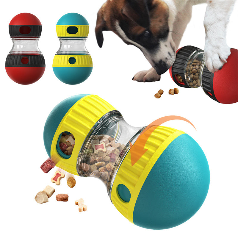 Food Dispensing Dog Toy Tumbler Leaky Food Ball Puzzle Toys Interactive Slow Feeding