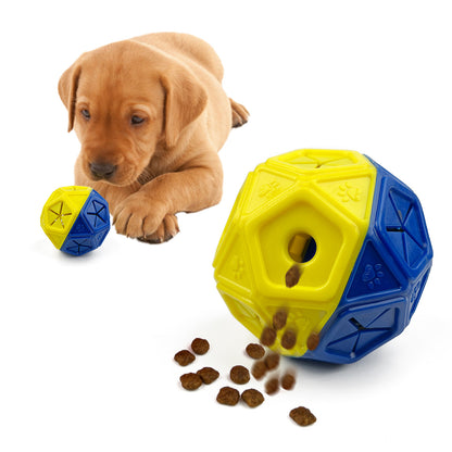 Dog Toy Ball Bite Resistant Leaking Food Ball Interactive Indoor And Outdoor Puzzle Hollow Ball