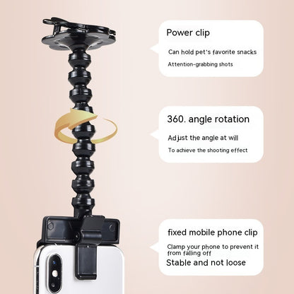 Pet Photography Tool Cat Dog And Dog Viewing Lens Mobile Phone Camera Holder Selfie Clip Supplies Pet Products