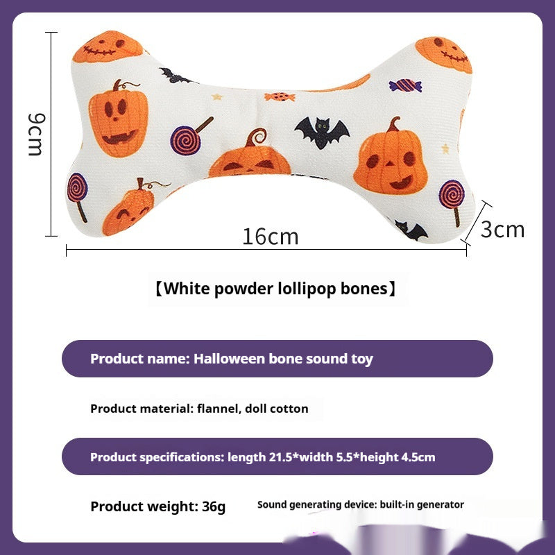 Voice Pet Halloween Bone Toy