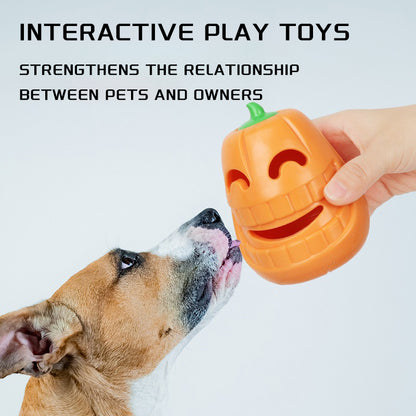 Pumpkin dog chew toy