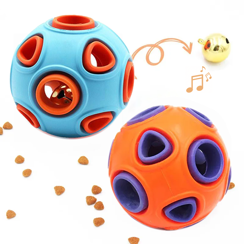 Rubber Ball with Bell 2-Pack